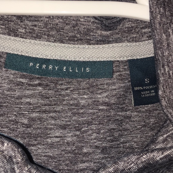 PERRY ELLIS Grey Polo (S) - Picture 2 of 2